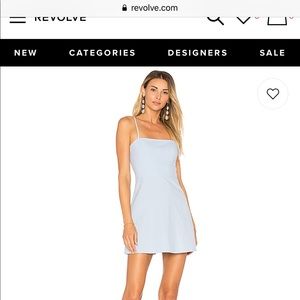 Light blue minidress from revolve (BRAND NEW)